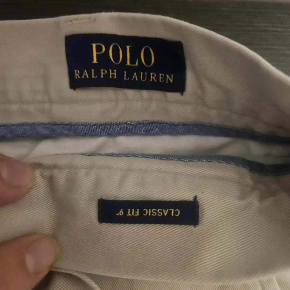 Polo‎ by Ralph Lauren Men's Beige Flat Front Shorts